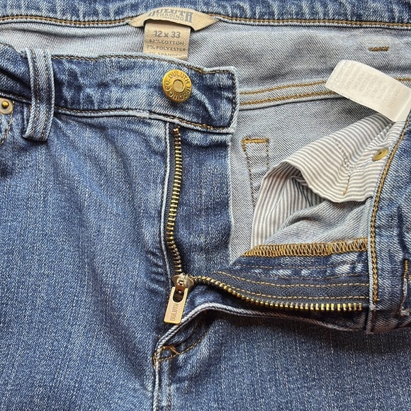 Duluth Trading Co. Straight Leg High Rise Size 12 x 33 - Picture 15 of 16